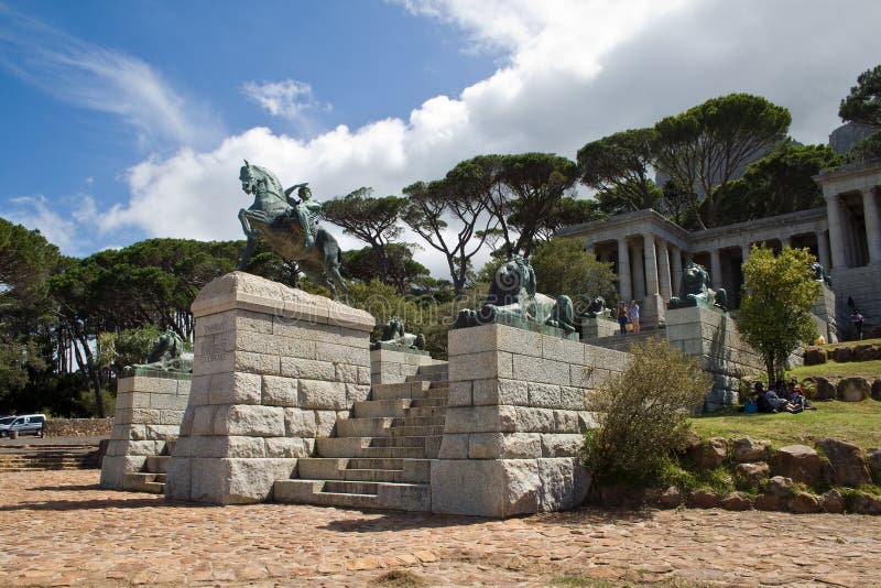 Rhodes Memorial a Cape Town immagini stock Rhodes Memorial a Cape Town immagini stock