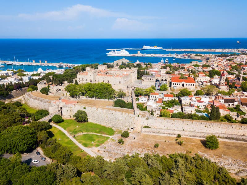 Rhodes old town in Greece