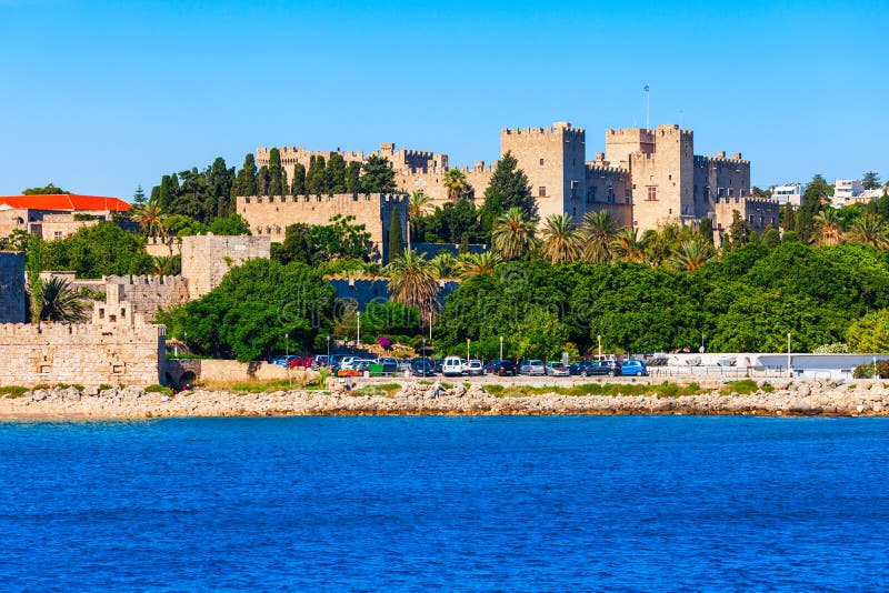 Rhodes old town in Greece