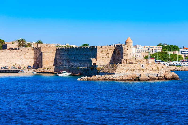 Rhodes old town in Greece