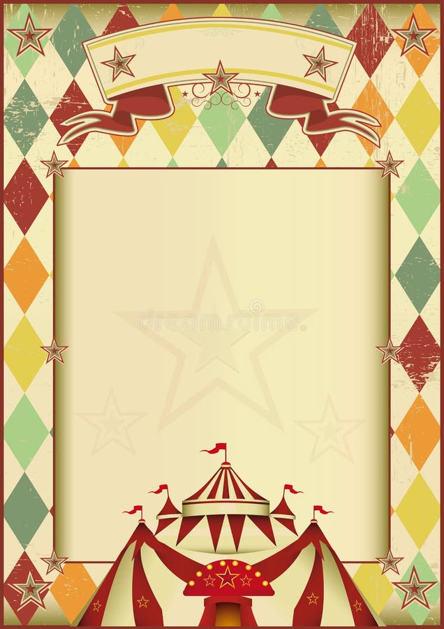 Rhombuses circus vintage background vector illustration Rhombuses circus vintage background vector illustration