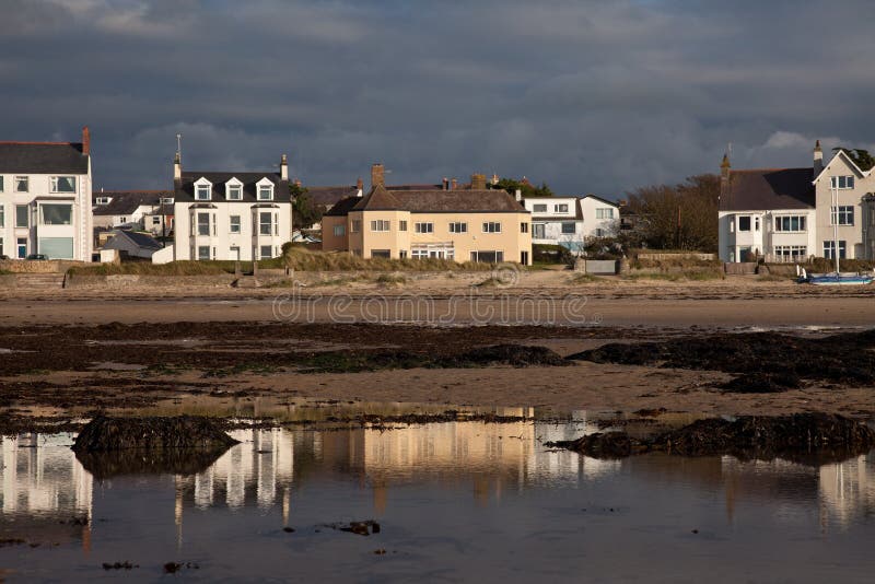 Rhosneigr Village and Beach Stock Image Image of rhosneiger, north