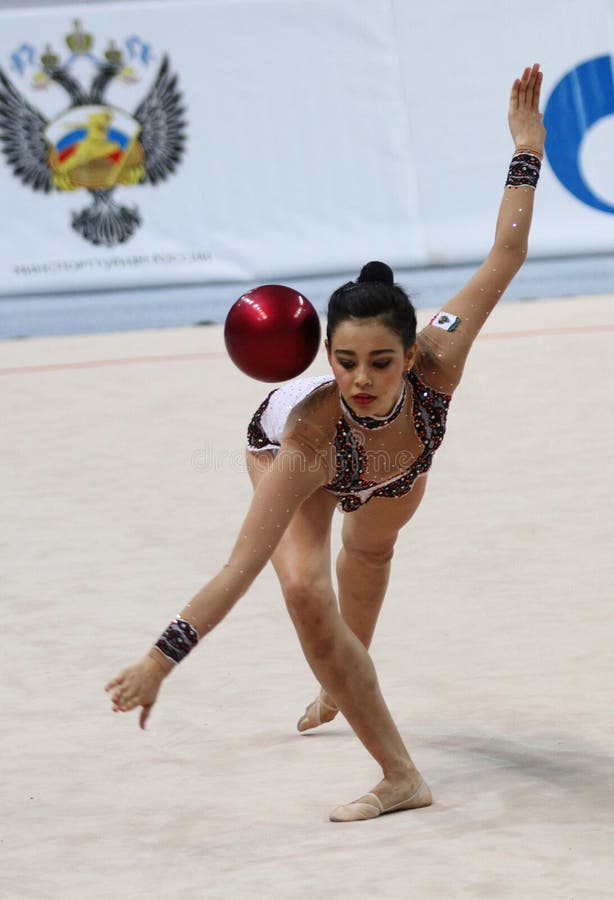 Rhythmic Gymnastics stock photo