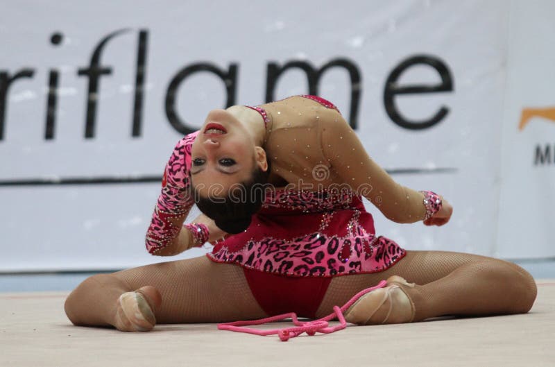 Rhythmic Gymnastics royalty free stock images