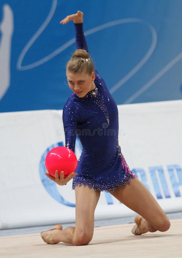 Rhythmic Gymnastics stock image