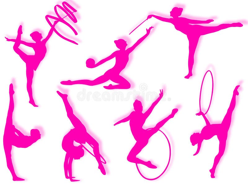 Rhythmic gymnastics exercises