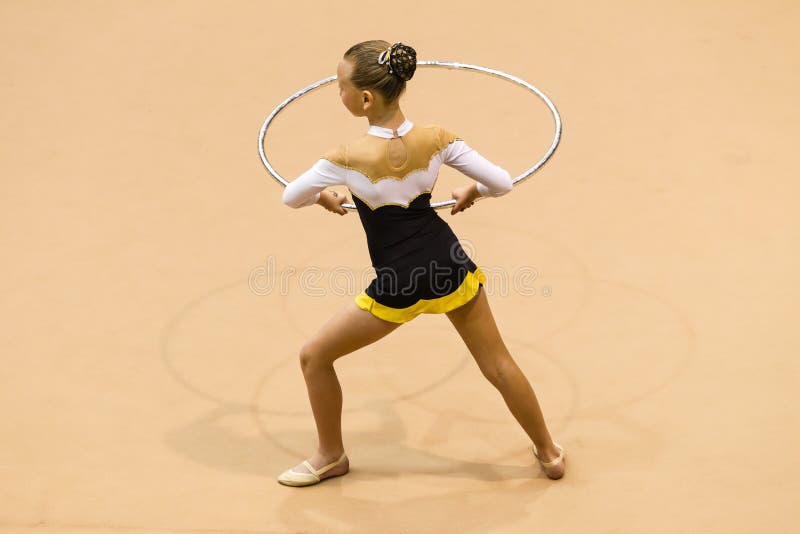 Rhythmic Gymnastics Girl Hoop Dance Editorial Photo Image Of Sport Durban 34140241 