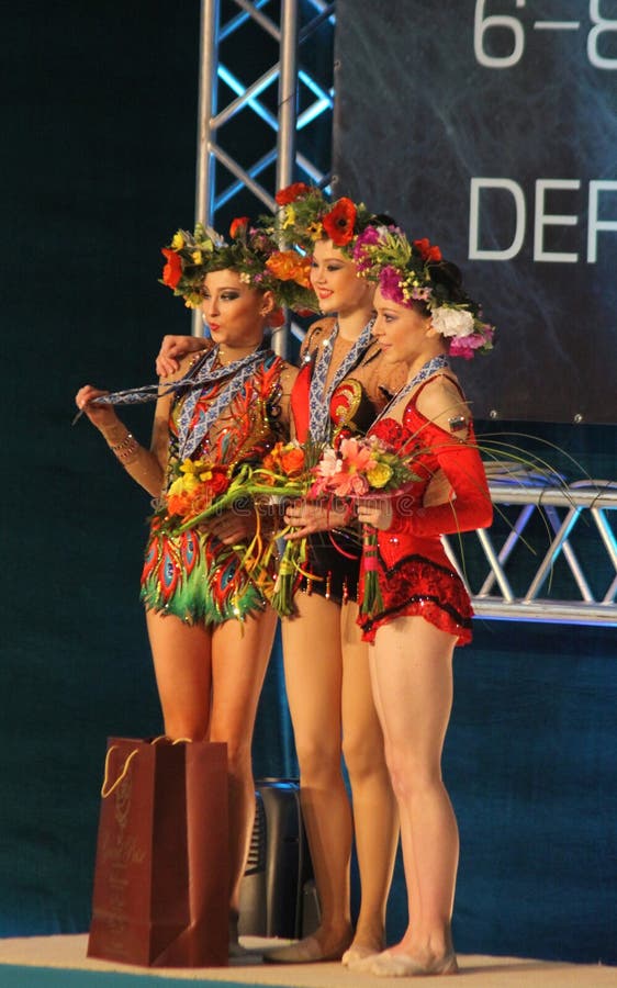 Rhythmic Gymnastics World Cup royalty free stock photo