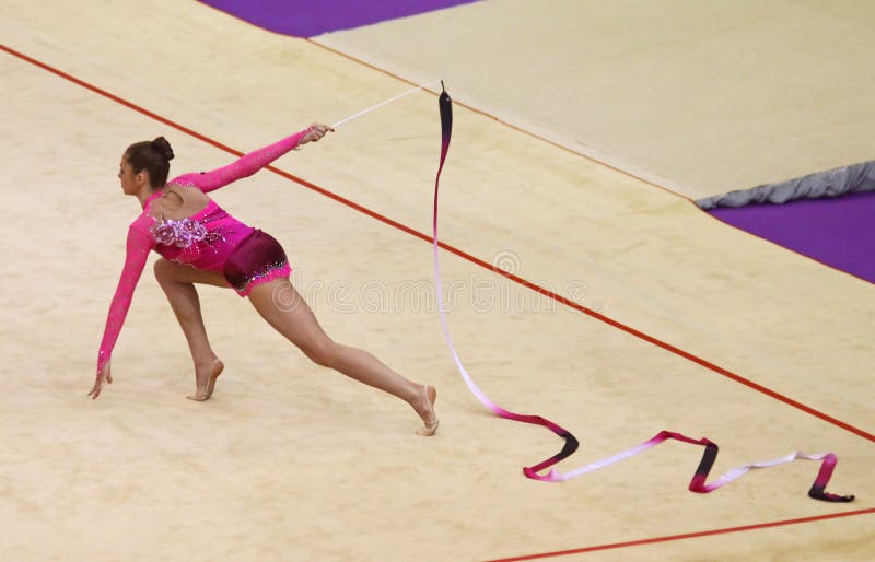 Rhythmic Gymnastics World Cup royalty free stock photos