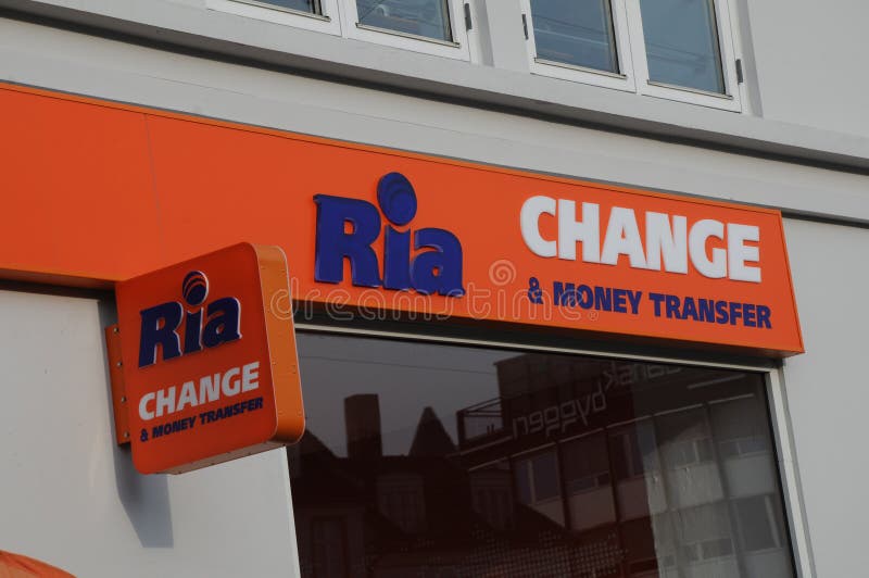 ria change and money transfer editorial image image of exchange danmark 110317150