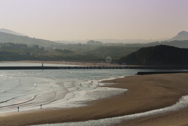 Ria de Suances, Cantabria españa fotografía de archivo libre de regalías Ria de Suances, Cantabria españa fotografía de archivo libre de regalías