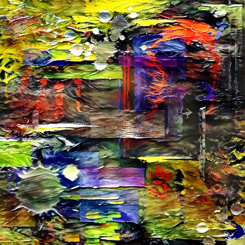 Riassunto dipinto illustrazione vettoriale
