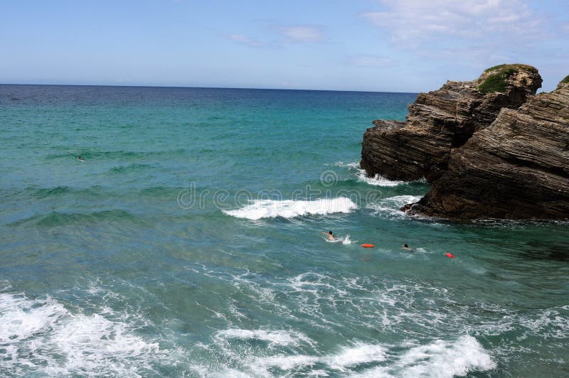 Ribadeo - Spain royalty free stock photography