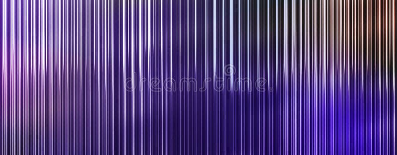 Ribbed glass background with holographic stripe royalty free illustration