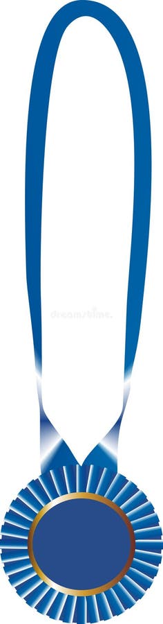 Ribbon Blue cdr Vector