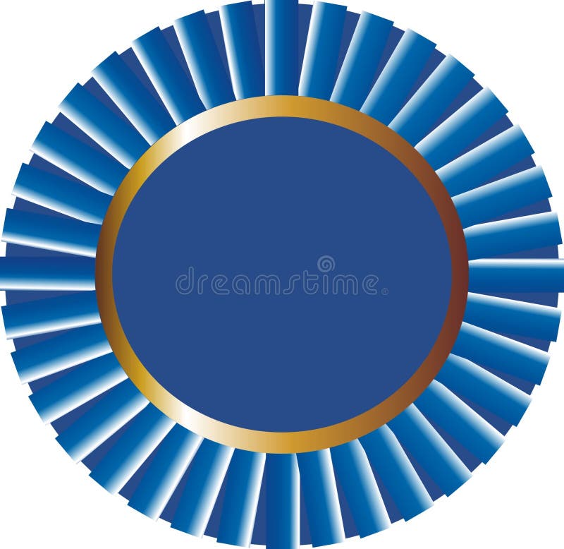 Ribbon Blue Price Vector