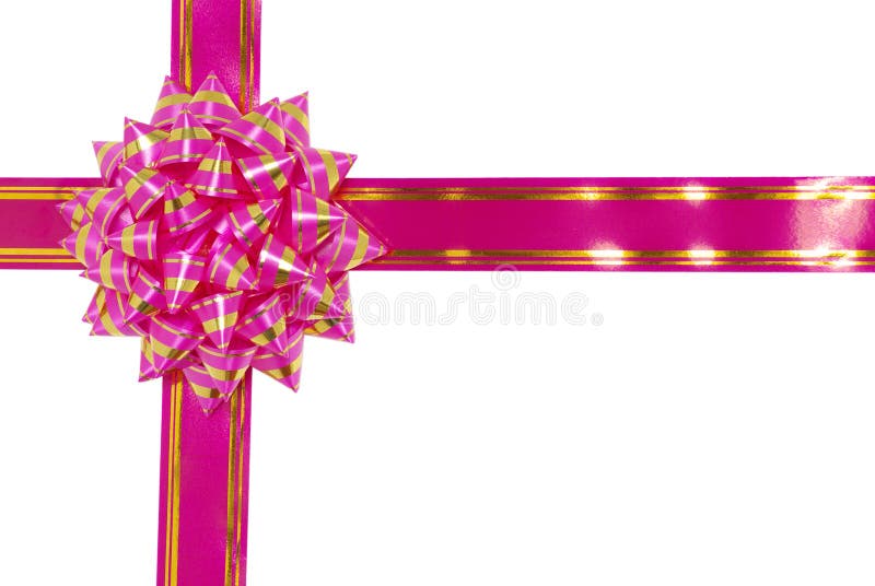 Ribbon bow stock image. Image of isolated, decoration 262730035