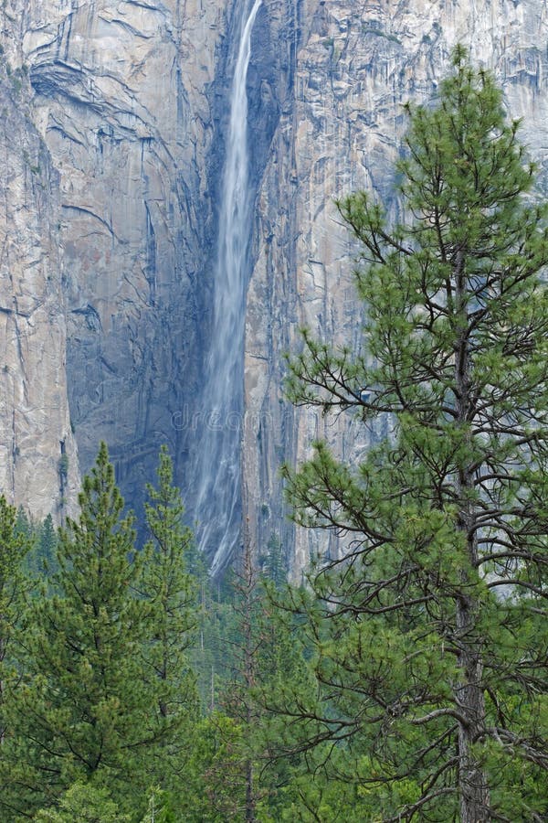 Ribbon Falls stock image. Image of beautiful, ribbon 16033489