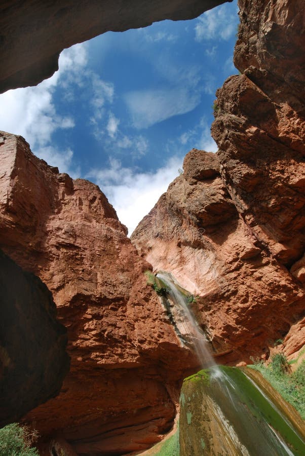 Ribbon Falls stock image. Image of canyon, views, america 11952235