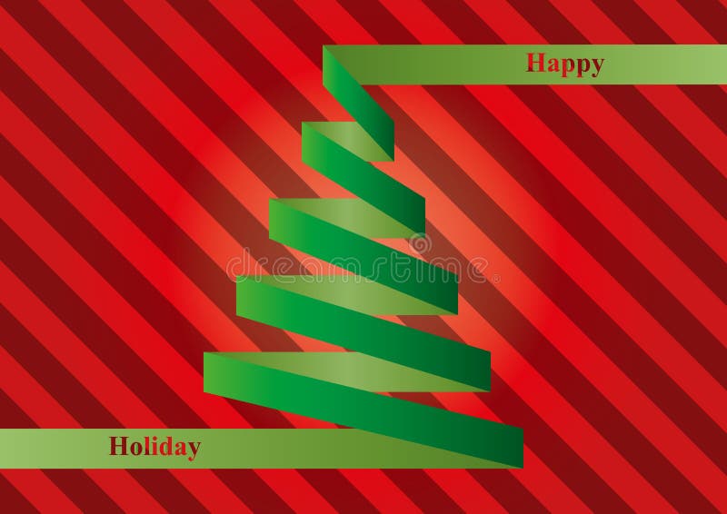 Ribbon tree stock vector. Illustration of decorate, horizontal 27127312