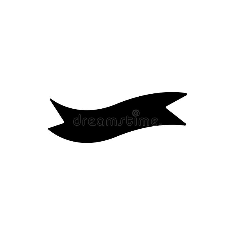 Ribbon vector icon stock illustration. Illustration of template - 259568958