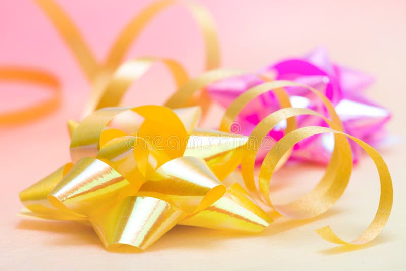 Ribbons and Bows for Gift Wrapping Stock Image Image of ornament
