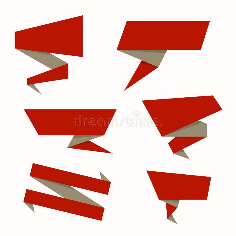 Ribbons vector illustration