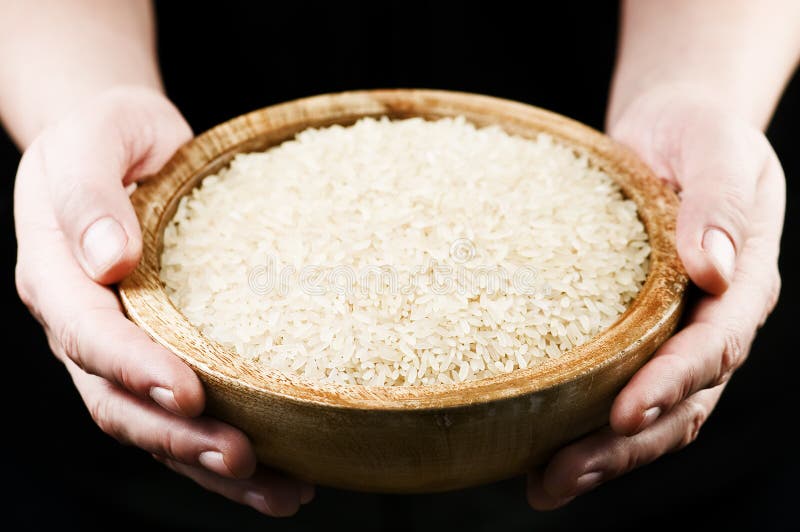 Rice cleaning stock image. Image of traditional, stack 36802583