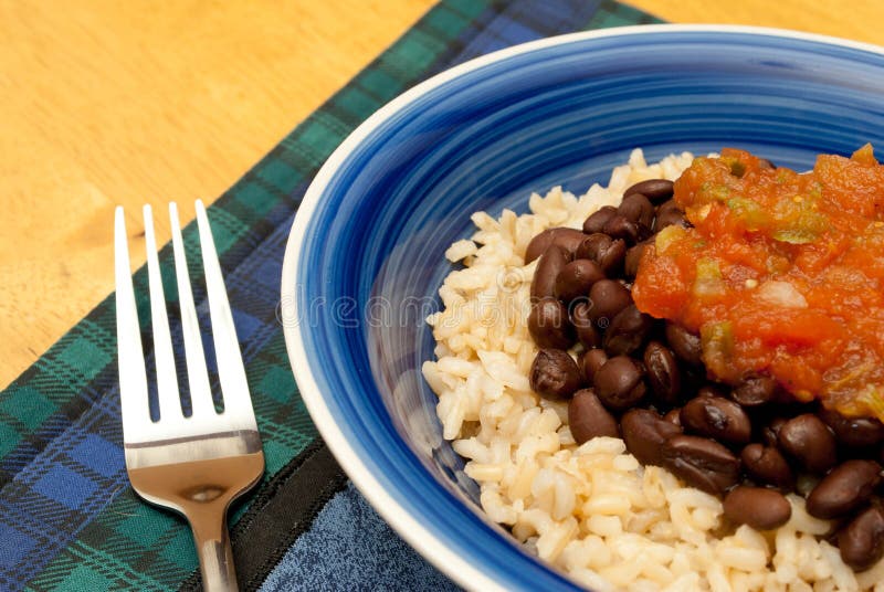 Rice, Beans and Salsa