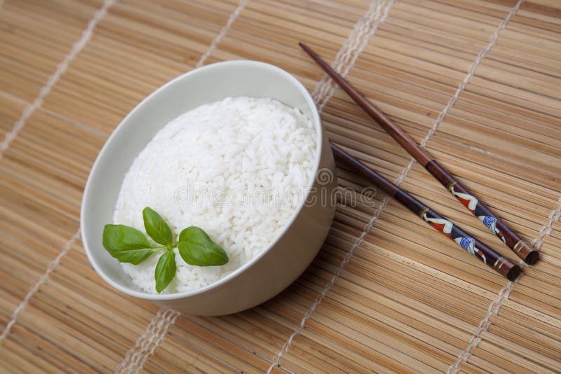 Rice in bowl