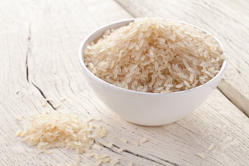 Rice in a bowl.