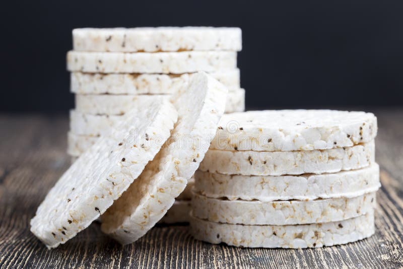 Rice Breads Made from Rice Cereals Stock Image Image of bread, food