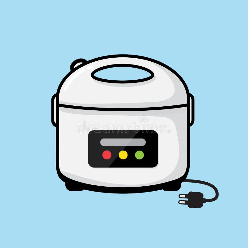 Rice cooker vector design. stock vector. Illustration of rice - 84717833