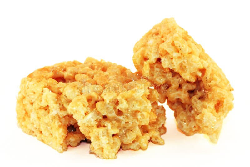 Rice crispy treat halves