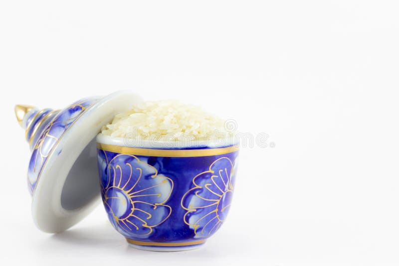 Rice in the cup stock image. Image of cooking, asian 37599059