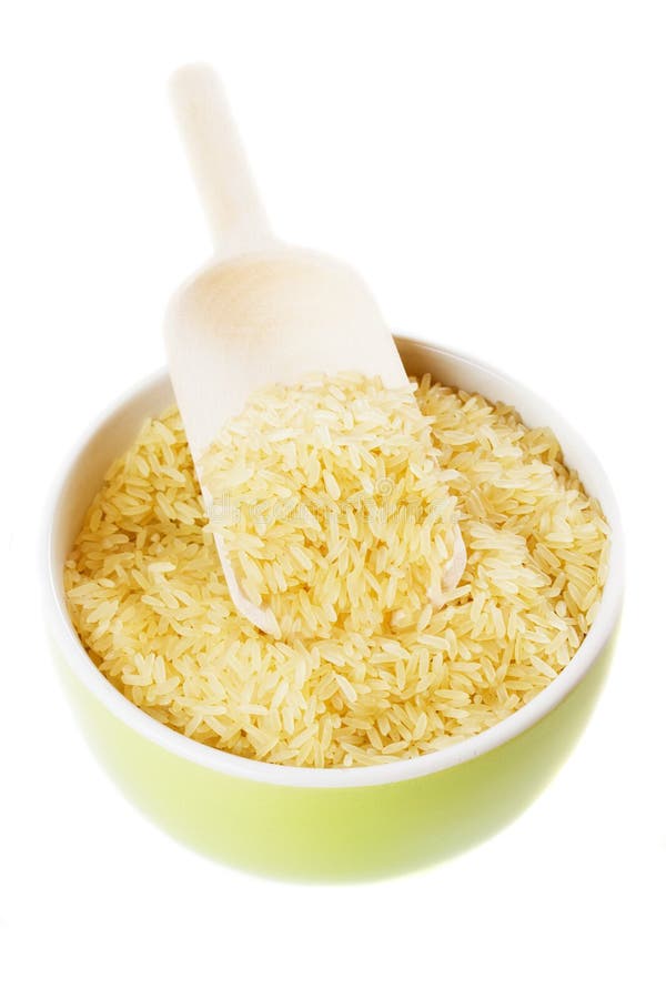 Rice grain in a bowl