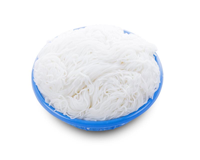 Rice Noodle with Plastic Basket Stock Photo Image of breakfast, thai