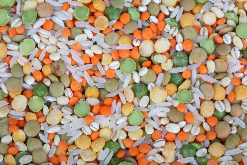 Rice peas lentils beans stock image. Image of yield, seed 16656343