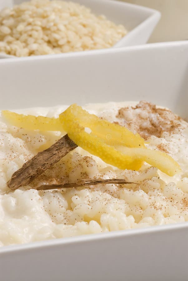 Rice Pudding. Arroz Con Leche. Stock Photo - Image of food, focus: 12229026