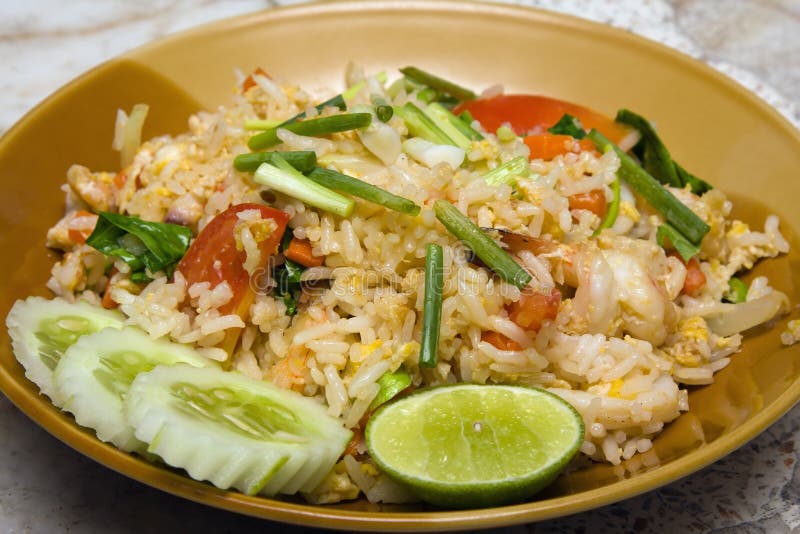 Rice with Seafood. Asian Food. Stock Image - Image of fresh, oily: 23767275