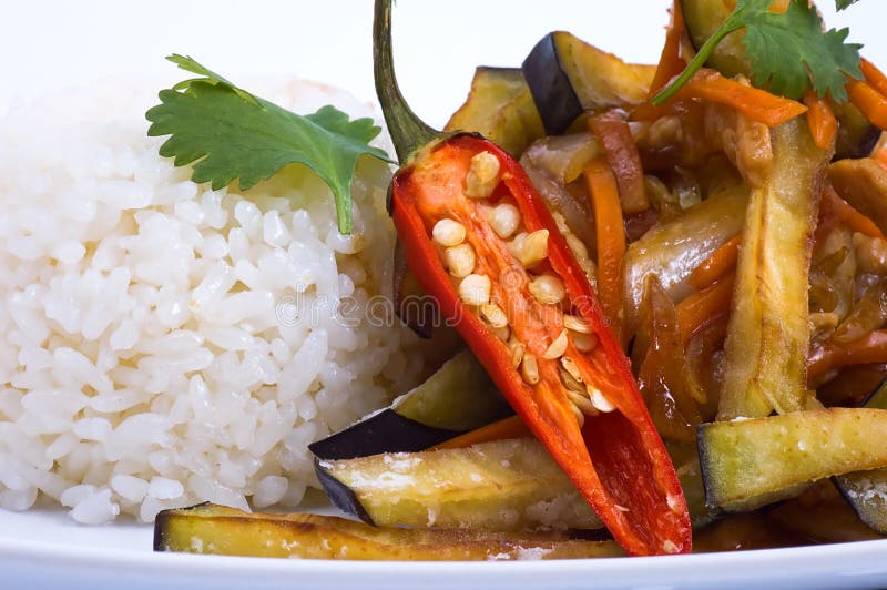 Rice vegetables stock image. Image of sharp, grilled 35301047