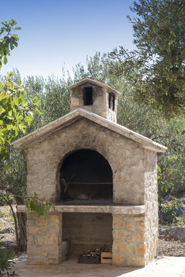 Rich bbq fireplace stock photo. Image of fire, modern 33522976