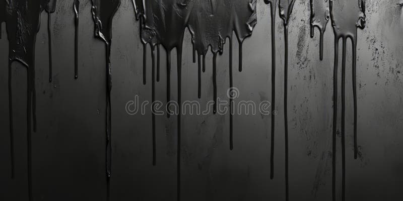A rich, charcoal grey background with subtle paint drips cascading down the canvas. The contrast stock photo
