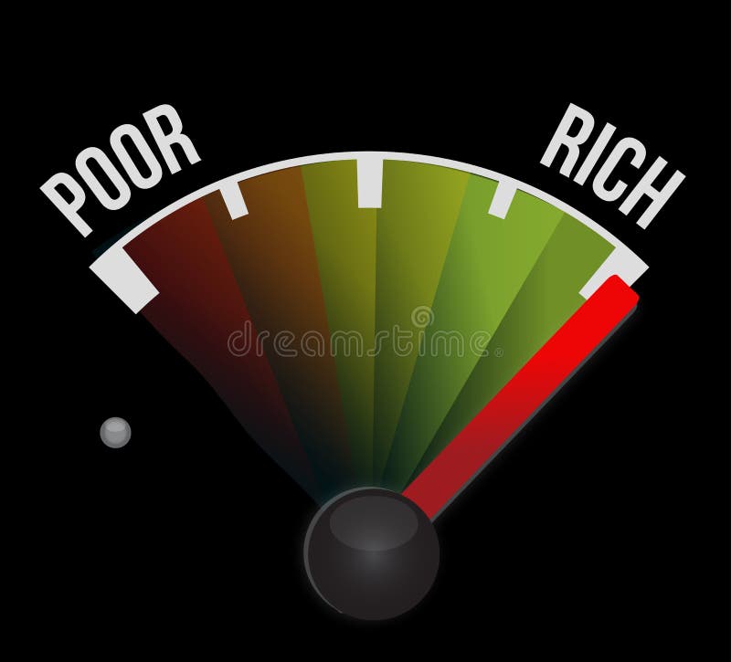 Rich over poor selection. illustration design vector illustration