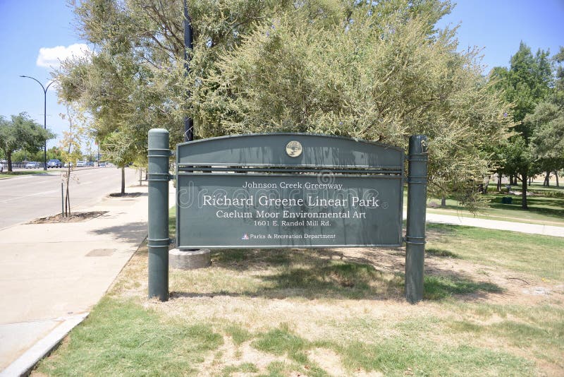 Richard Greene Liniowy park, Arlington, Teksas zdjęcia royalty free Richard Greene Liniowy park, Arlington, Teksas zdjęcia royalty free