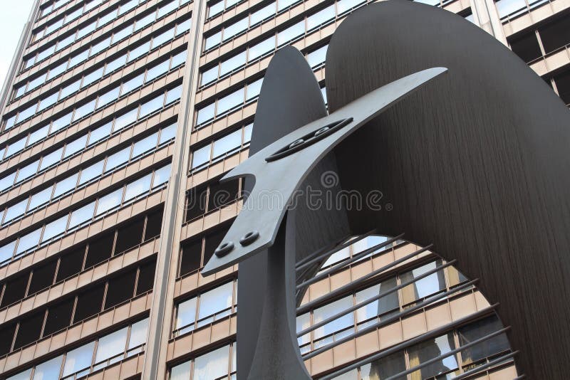 Untitled Picasso Sculpture Closeup, Daley Plaza in Chicago, Illinois, USA