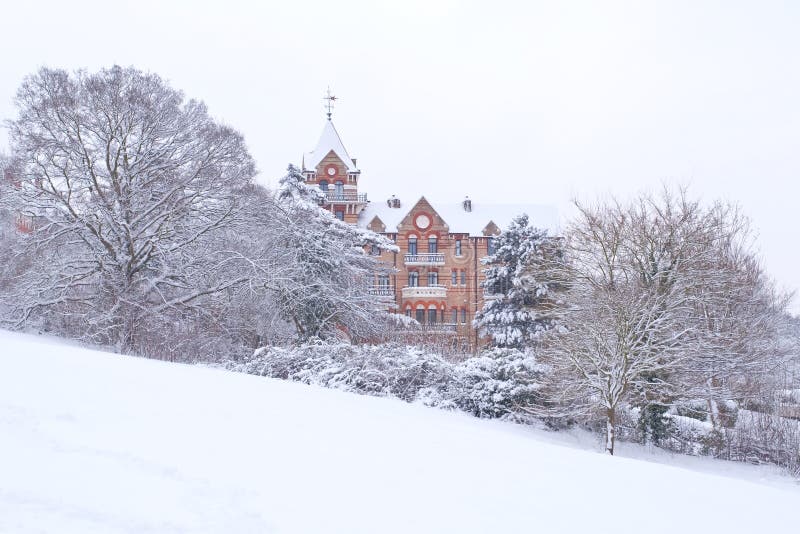 Richmond Hill Covered in Snow Stock Image Image of cold, sunset 12081303