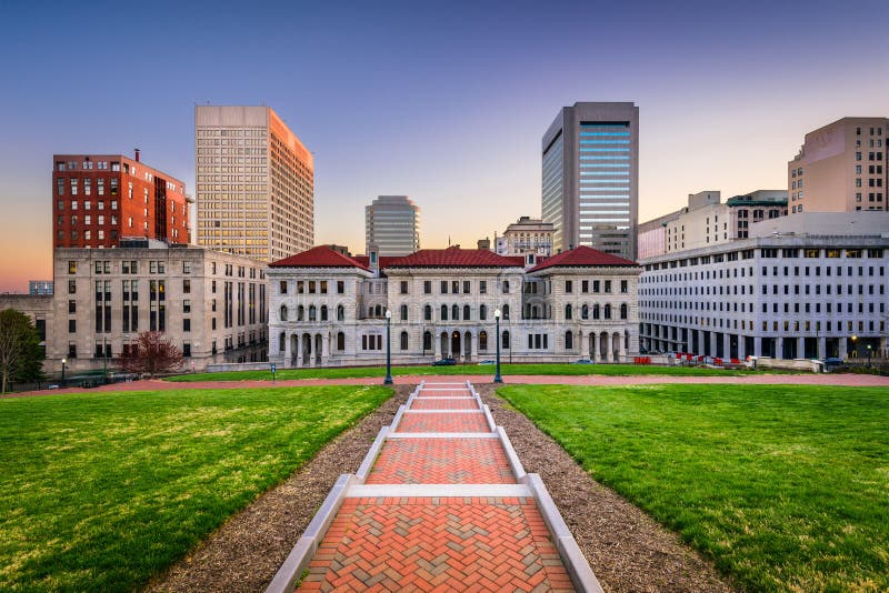  ,, Stati Uniti d'America centro paesaggio urbano visualizzato l'edificio un motivo.