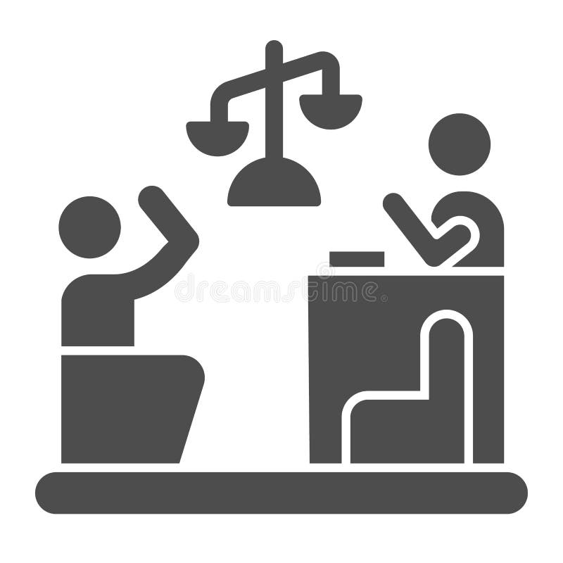 Richter und schuldige feste Ikone Gerichtsvektorillustration lokalisiert auf Wei? Probeglyphartentwurf, bestimmt f?r Netz und lizenzfreie abbildung Richter und schuldige feste Ikone Gerichtsvektorillustration lokalisiert auf Wei? Probeglyphartentwurf, bestimmt f?r Netz und lizenzfreie abbildung