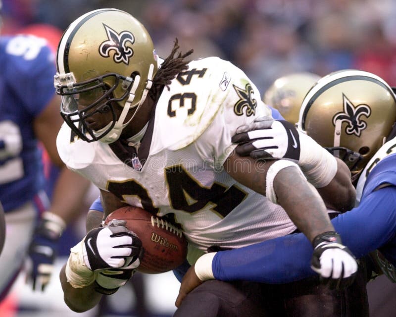 New Orleans Saints RB Ricky Williams. (Image taken from color slide.)